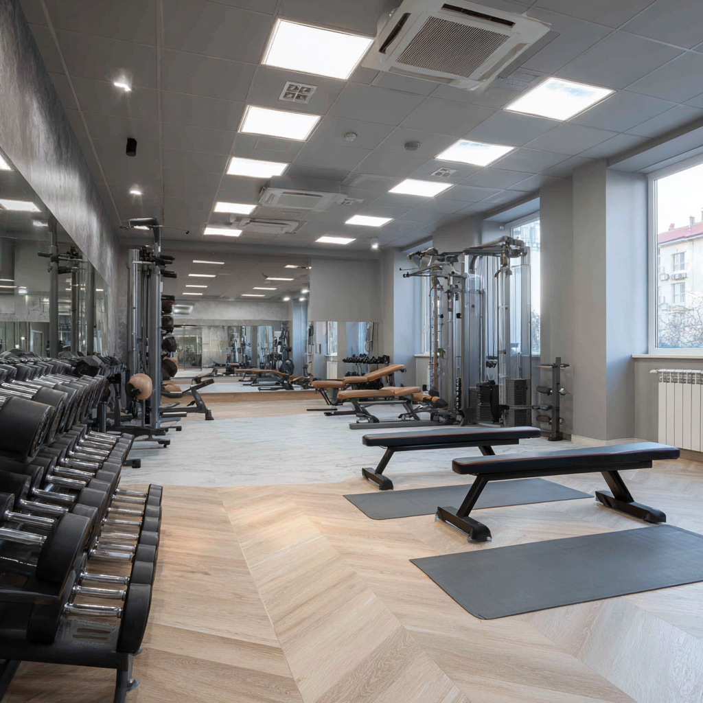 Фітнес тренування в спортзалі